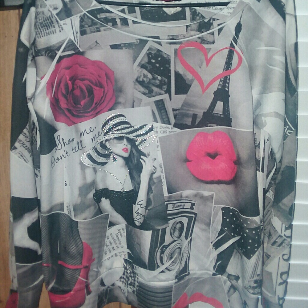 Fashion long sleeve shirt